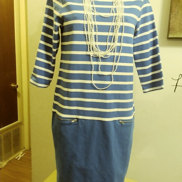 CHRISTOPHER &BANK. ROYAL BLUE. AND BE.SMALL DREES - Picture 4 of 8